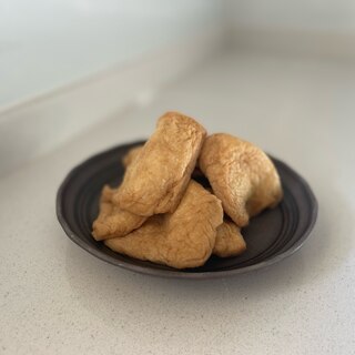 じんわりおいしい、油揚げの煮物